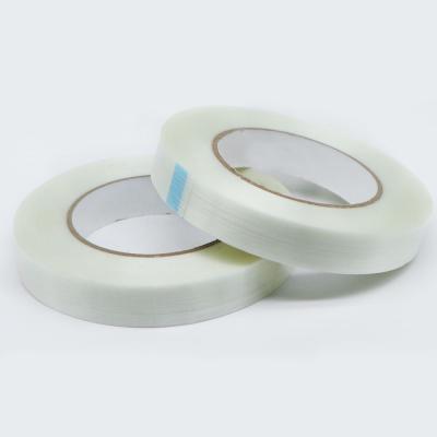 China Waterproof Acrylic Pressure Sensitive Adhesive Glue Stripped Residual Tape Glue High Strength Fiber Glass Transparent Tape for sale