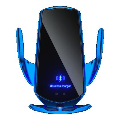 China 2021 New 15W Portable Wireless Charger Mobile Phone QI High Speed ​​Fast Charging Car Charger For iPhone For Android for sale