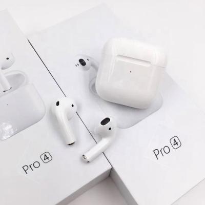 China PRO 4 BT5.0 Siri Earphone Pro4 TWS TWS Wireless Earphone Best Selling In-ear Touch Controlled Earphone for sale