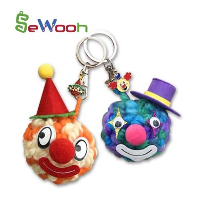 China Poly Kids Sewing Disordered Key Chain DIY Toy Make Your Own Animal Craft Creative Gift For Girls for sale