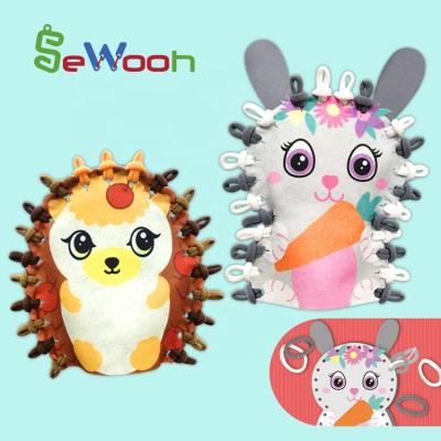 China Story Telling Children DIY Educational Toy Preschool Steam Art Hand Puppet Craft Kit For Kids for sale