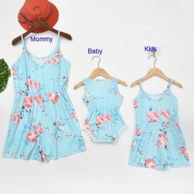 China Mommy and Me QUICK DRY Matching Onesie Family Clothing for Mommy and Me Wholesale Newcomer Girl and Mom Outfits Outfits for sale