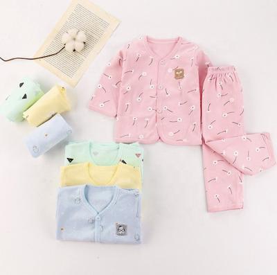 China Antibacterial newborn baby clothes sets 100% cotton 0-6 months infant baby clothing ropa de bebe newborn baby clothes for sale