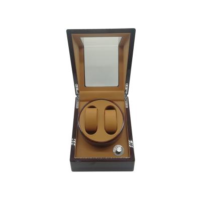 China Recycled Materials Custom Luxury Double Watch Winder Wooden Box for sale