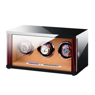 China Recycled Materials Like Odm Triple Watch Winder Wooden Case For Mechanical Watch for sale