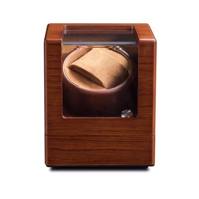 China Recycled China Mabuchi Hot Selling Boxy Automatic Watch Winder Quiet Standing Single Motor Wood Materials for sale