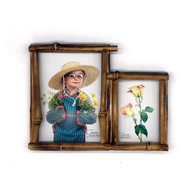 China Environmental friendly the NEW simple and creative handmade retro pastoral gifts of natural materials bamboo wooden photo frame for sale