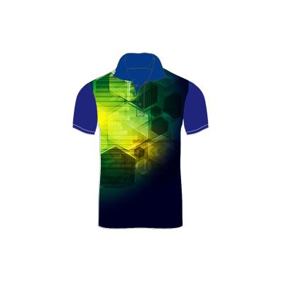 China Table tennis clothes wear uniform polyester tennis t-shirt men's badminton t-shirts quick dry PP02 for sale