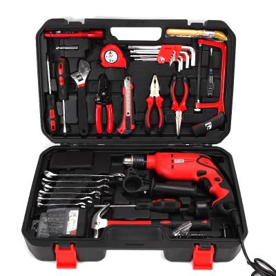 China Hot Selling 64pcs Household Electric Tool Set Cordless Drill Set H13037A 7kg for sale