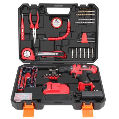 中国 KAFUWELL 18V Li-battery cordless power tool kit 112pcs multifunctional household power tools combo set 販売のため