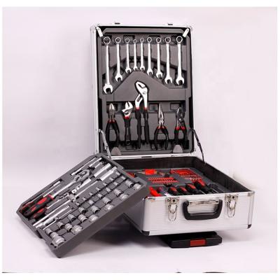 China 2020 new arrival 186pcs Aluminium Tool case germany design mechanic tool box trolley for sale