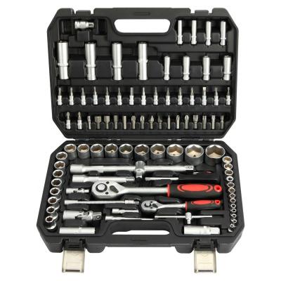 China OK-TOOLS SS13094A Repair Tool Set 94pcs Socket Wrench Set Professional Classic Auto  With Ratchet Wrench And Spanner à venda