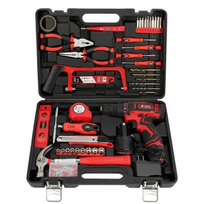 China KAFUWELL P3893A 126PCS Professional Combo Kit Set Brushless Lithium Power Tool Electric Repair Combo Kit Cordless Tool Set for sale