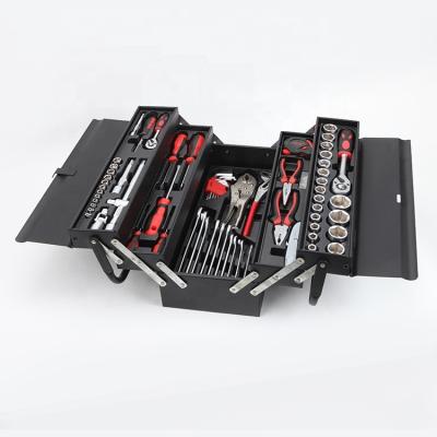 China 85pcs Iron Arm Professional Mechanic Tool Set Auto Repair Tool Kit In Metal Case for sale