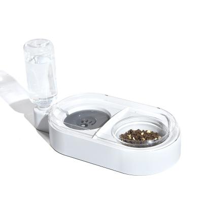 China 2022 Hot Selling Automatic Pet Smart Automatic Pet Bowl Dual Water Drink Slow Feeding Dispenser for sale