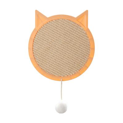 China Viable Crusher Claw Pad Cat Toy Pet Supplies Suction Cup Cat Toy Cat Claw Scratch Board Durable Sisal for sale