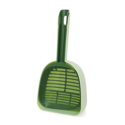 China Stocked Cleaning Poop Clean Scooper Cat Litter Shovel Durable Plastic Pet Toilet Scoop for sale