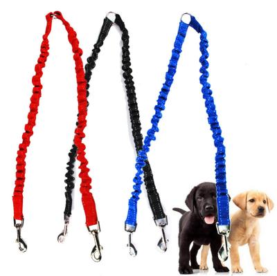 China Wholesale Viable 2 in 1 Adjustable Dual Dog Leash Splitter Lead Trainer Dual Dog Leash for sale