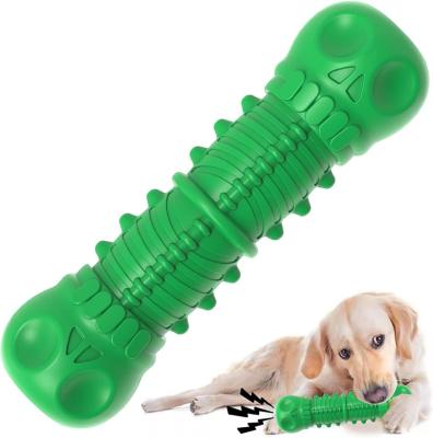 China Stocked 2022 New Natural Rubber Dog Chew Toys Chase Interactive Teeth Cleaning Motion Squeaker Chewers Toy For Dogs Pets for sale