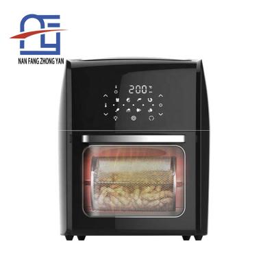 China Hotel 12L large capacity Fully automatic multifunction oil free touch screen household electric fryer French fries air fryer for sale