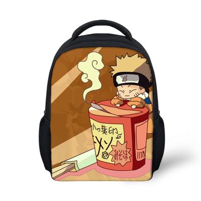 China Boy Naruto Anime Manufacturer Waterproof OEM School Bags Designer Custom Kids Backpack for sale