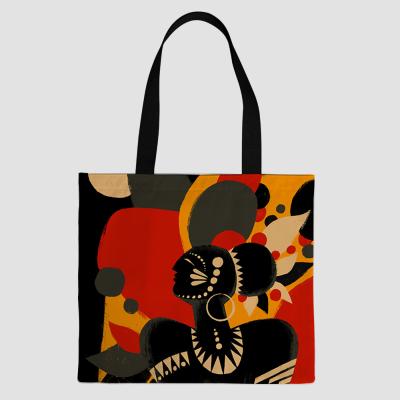 China Fashion custom design sales printed wholesale canvas tote cotton shopping bags from pouchdirect for sale