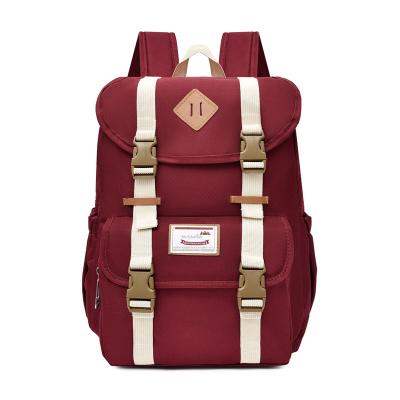 China Hot Selling Fashion Contrast Color Waterproof Durable Teenagers Travel Amazon Unisex udent school bags backpack for girls women for sale