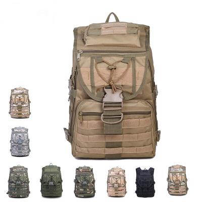 China Vintage Waterproof Waterproof Camouflage Mochila Tactical Bag Hunting Mountaineering Backpack Outdoor Camping Hiking Military Bag for sale