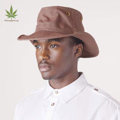 China 100% Eco-Friendly HempSpring Hemp Hat Hemp Casual Oval Crown Hat 100% Eco Friendly Cowboy Hat for sale