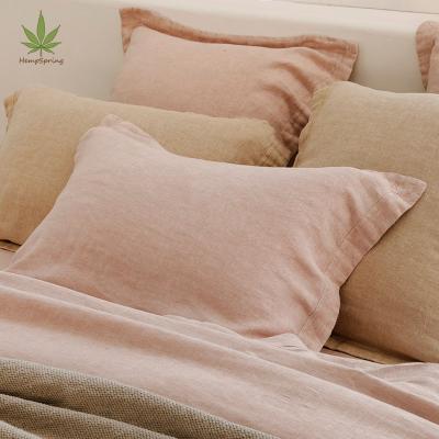 China HempSpring Nondisposable Natural Hemp Organic Cotton Bedding 6 Piece Set Sheet Set High Quality Bed Sheets Mat Pillowcase Quilt Sleep Cover for sale