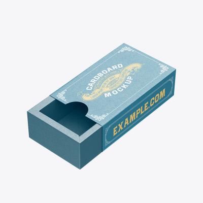 China Recycled Materials Wholesale Custom High Quality Small Drawer Paper Boxes Card Paper Color Printing Cosmetic Boxes With Logo for sale