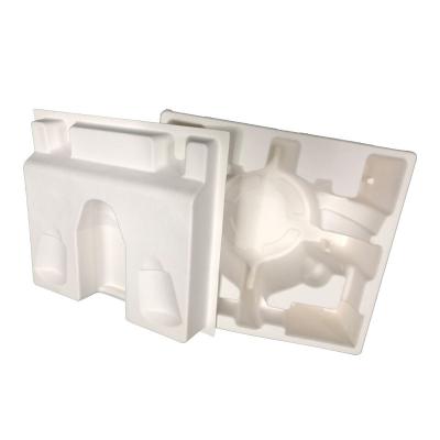 China Eco Friendly Recycled Biodegradable Custom Molded Paper Pulp Molded Tray for sale