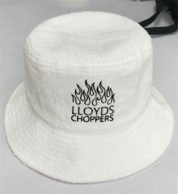 China Sporty White Faux Fur Fashion Knit Plush Bucket Hats Custom Women Fur Towel Woolen Bucket Hats for sale