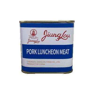 China No Sample Colors RTS Artificial Pork Luncheon Meat Canned Food 340g By China Supplier High Quality for sale