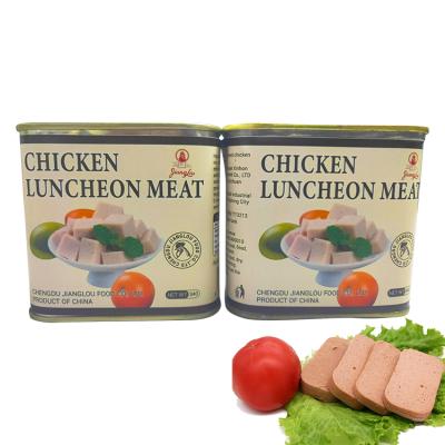 China Halal Low Carbon Chicken Luncheon Meat Chicken Breast Extended Storage Canned Capacity 1588g Low Fat Low Carbon Per for sale