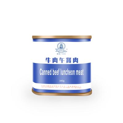 China No Artificial Colors Custom Order Place Shape Canned Beef Halal Luncheon Meat No Artificial Colors Handmade High Quality for sale