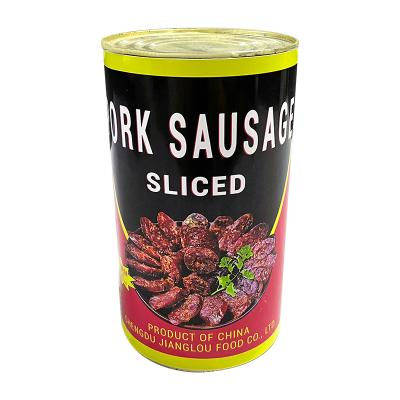 China No big red sausage wholesale canned artificial chinese halal pork sausage colors in brine canned sausage for sale