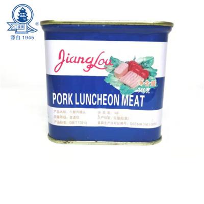 China No Colors 340gram 50% Artificial Pork Luncheon Meat Wholesale Poultry Quality Canned Food Sample Acceptable for sale