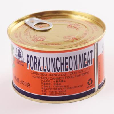 China New Arrival Decaffeinated 400g Canned Pork Ham Lunch Poultry 85% Quality OEM Customized for sale