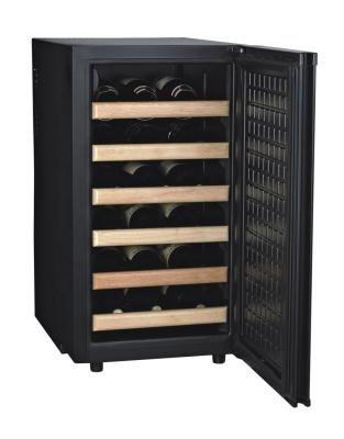 China Hotel mini 18 bottles wine cooler, thermoelectric wine cooler, silent wine cooler for sale