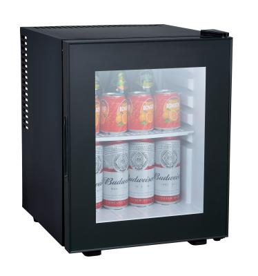 China 30L hotel showcase, 30L mini showcase, 30L mini fridge with glass door for sale