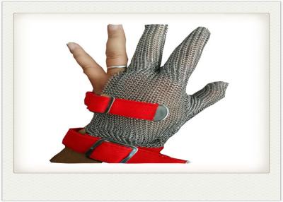 China Cut Resistant Stainless Steel Gloves Metal Welded For meat industry for sale