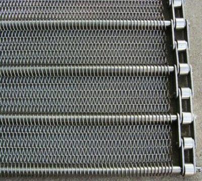 China Customized Spiral Wire Freezer Stainless Steel Conveyor Belt Baking Washing for sale