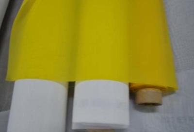 China Yellow 100% Polyester Silk Bolting Cloth Plain Weave With 1.15-3.6m Width for sale