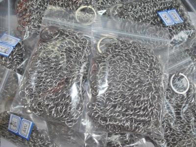 China Purificador de aço inoxidável do GV Chainmail, líquido de limpeza do ferro fundido de 30 campainhas para a limpeza da bandeja de Kichen à venda