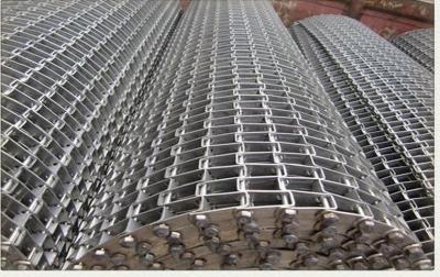 China Flat Wire Mesh Conveyor Belt With Staininless Steel Used In Heavy Machinery for sale