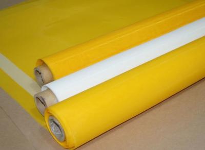 China White / Yellow Monofilament Filter Cloth , Screen Mesh Fabric 258cm Width for sale