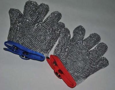 China Cut Resistant 304 Stainless Steel Gloves Chainmail Mesh For Butcher , Size Custom for sale