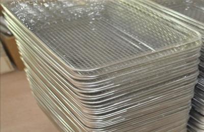 China Put Fruit SS 304 industrial wire baskets SS304 With Welded for sale