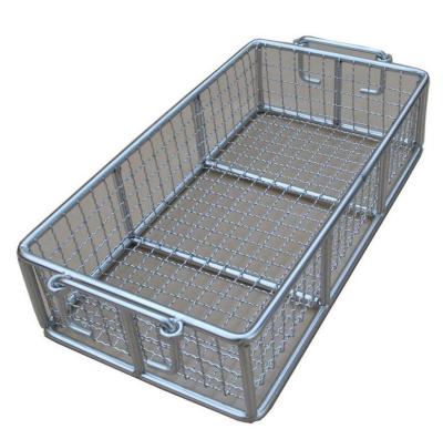 China Stainless Steel Metal Wire Basket for fruit washing / frying /steaming for sale